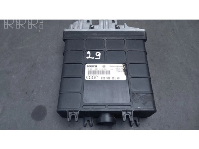 Блок управления двигателем Блок управления 028906021AP, 0281001316 Audi 80 90 B3
