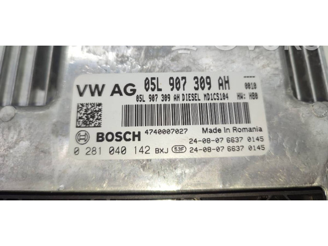 Блок управления двигателем Блок управления 05L907309AH Skoda Octavia Mk4