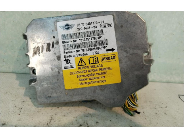 Блок подушек безопасности 65773451779-01, 65773451779-01   Mini One - Cooper Coupe R56
