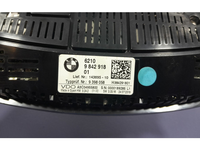 Přístrojová deska BMW M3 F80 2019 9842918, 9842918