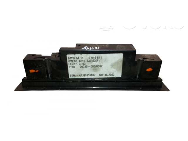 Блок управления климат-контролем 64.11-6916641, 64116916641   BMW X5 E53