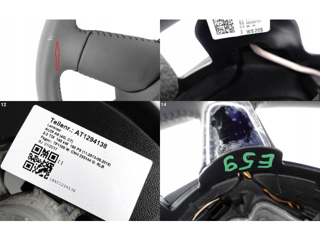 Руль Audi A6 S6 C7 4G  2011 - 2018 года 4G0419091N, 140KW      