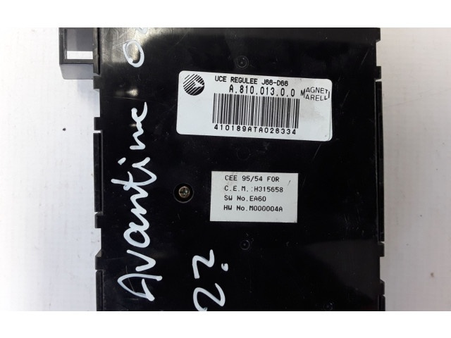 Блок комфорта A81001300 Renault Avantime