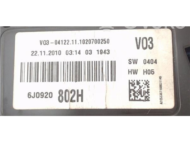 Přístrojová deska  Seat Ibiza IV (6J,6P) 2011 6J0920802H  