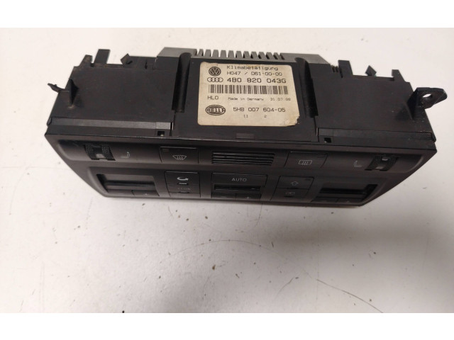 Блок управления климат-контролем 4B0820043G, 5HB00760405 Audi A6 S6 C5 4B