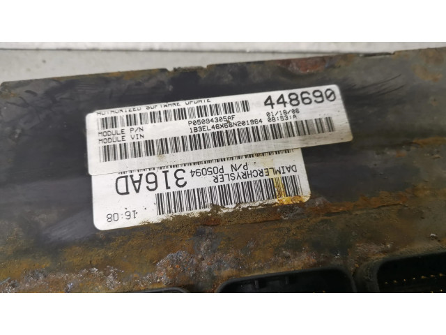 Řídící jednotka P05094316AD, P05094305AF Dodge Stratus 2005