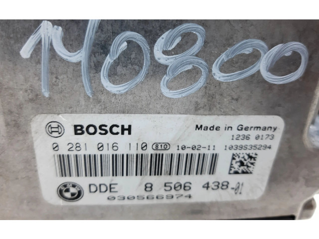 Řídící jednotka 0281016110, 140800 BMW X1 E84 2011