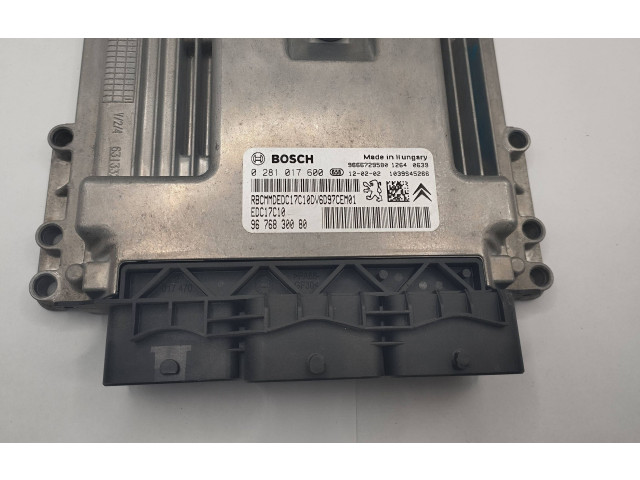 Блок управления двигателя 9666729580, 0281017600 Citroen Berlingo