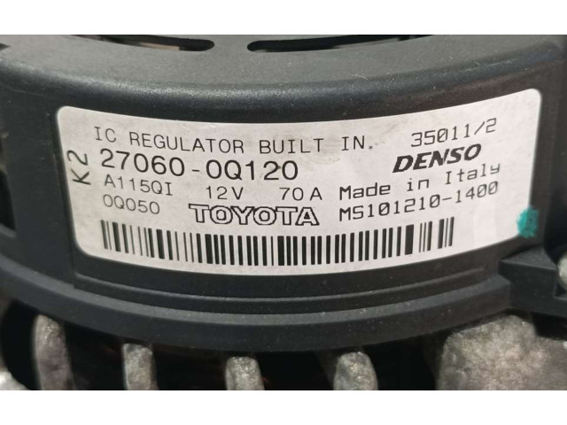 Генератор 270600Q120, 1012101400   Citroen C1 1.0     