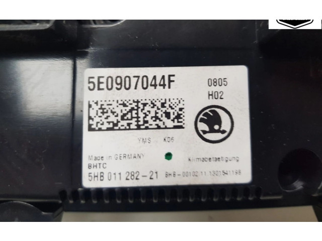 Блок управления климат-контролем 5E0907044ACYMS, 5E0907044ACYMS Skoda Octavia Mk3 (5E)