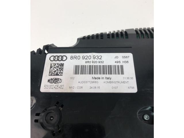 Панель приборов 8R0920932, UK2712 Audi Q5 SQ5