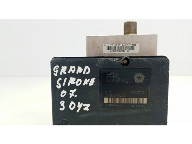 Блок АБС 00009332D0, 25092543033 Jeep Grand Cherokee (WK) 2005-2010 года