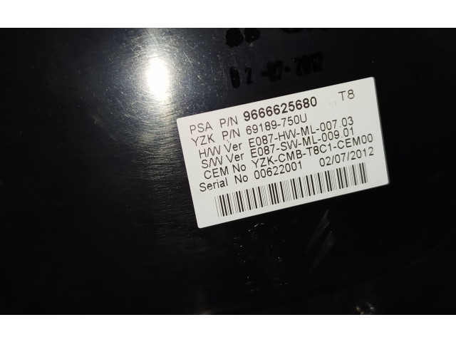 Панель приборов 9666625680   Peugeot 5008       