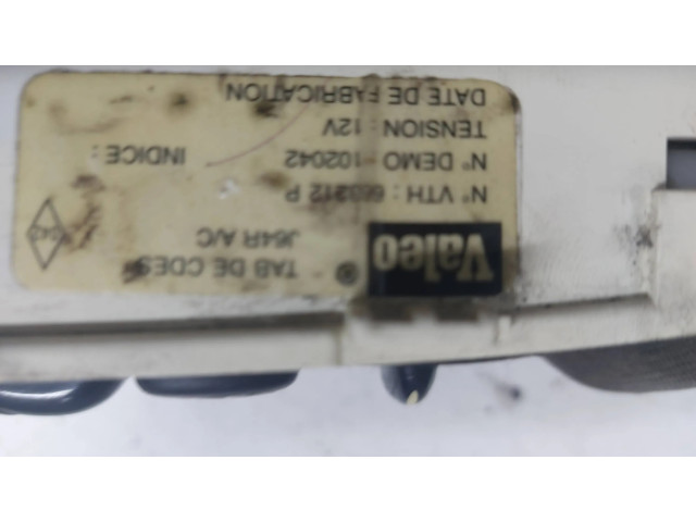 Блок управления климат-контролем 683212P, J64RAC   Renault Scenic I