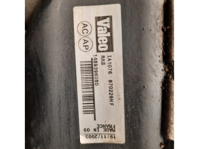 Интеркулер 1489396080, 870229HF Citroen C8 2.0