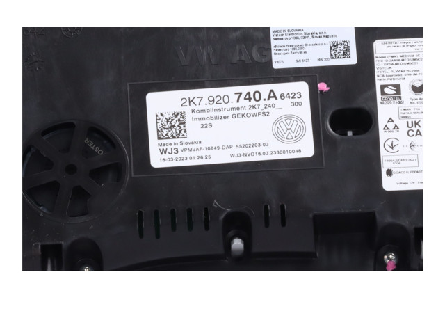 Přístrojová deska Volkswagen Caddy 2023 2K7920740A