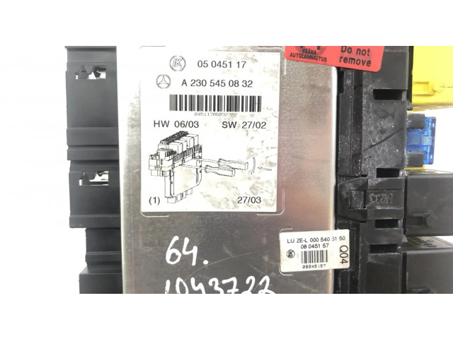 Pojistková skříňka 05045117, A2305454632 Mercedes-Benz SL R230 2003