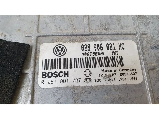 Блок управления двигателя 0281001737, 028906021HC Ford Galaxy