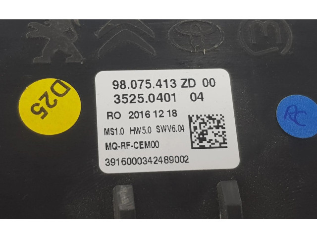 Блок управления климат-контролем 98075413ZD   Citroen Jumpy