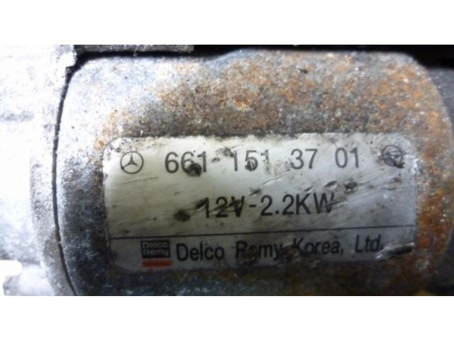 Стартер 6611513701, VD2137 SsangYong Rexton