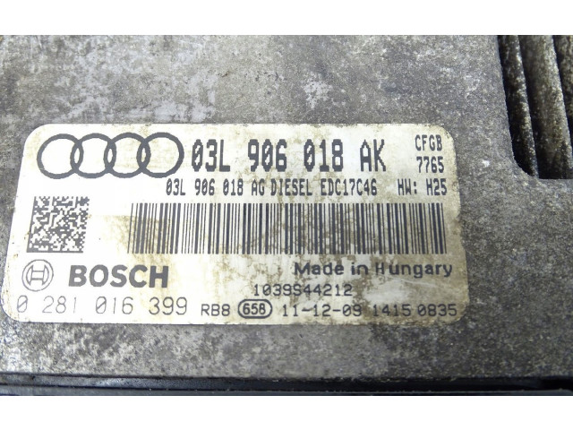 Блок управления двигателя 03L906018AK   Audi A3 S3 8P