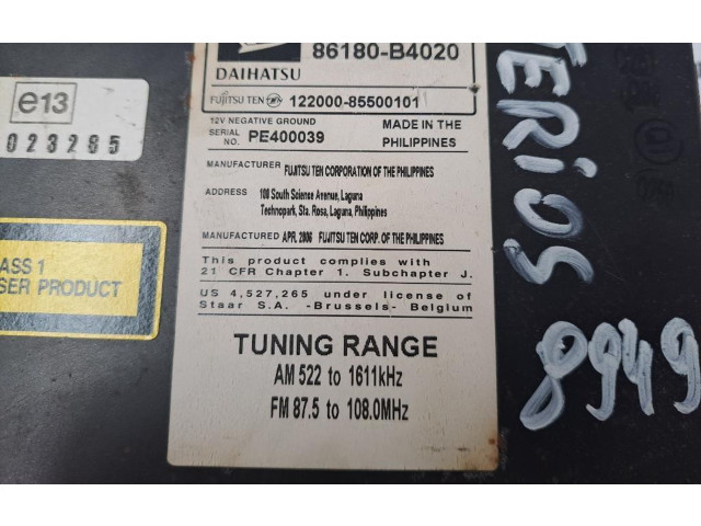 Рулевая рейка Радио/ проигрыватель CD/DVD / навигация 86180-B4020, 3SZVE Daihatsu Terios - года