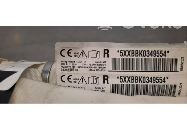 Боковая подушка безопасности 9838258680   Peugeot 2008 II