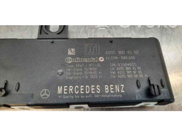 Блок управления коробкой передач A2059004507 Mercedes-Benz GLC C253