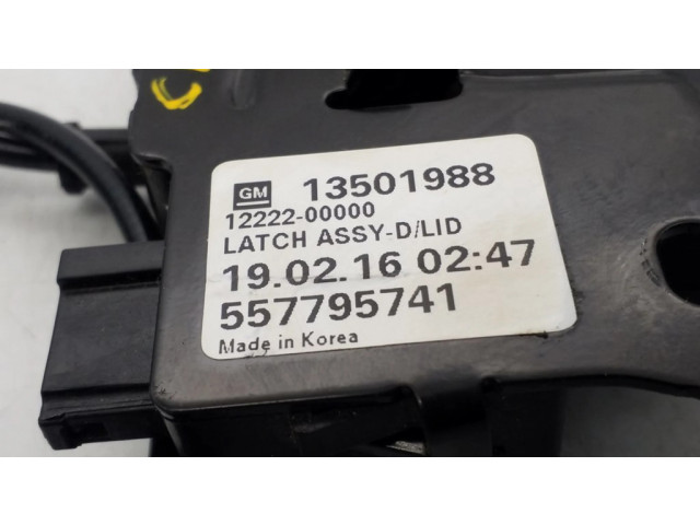 Zámek zadních dveří 13501988, 557795741 Chevrolet Cruze II 2016