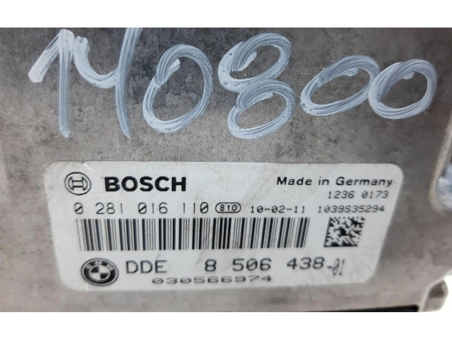 Řídící jednotka 0281016110, 140800 BMW X1 E84 2011