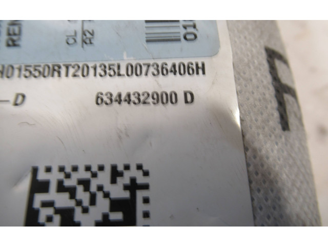 Подушка безопасности в сиденье 634432900   Renault Clio V