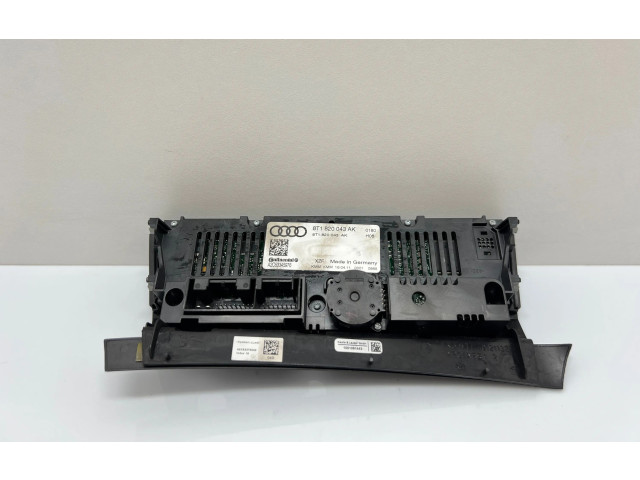Блок управления климат-контролем 8T1820043AK, A2C53345976   Audi Q5 SQ5
