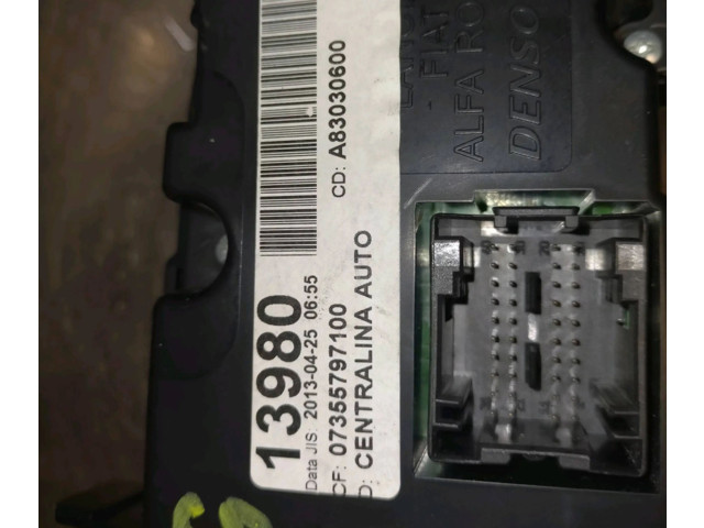 Блок управления кондиционера воздуха / климата/ печки (в салоне) 735636721 Fiat 500L