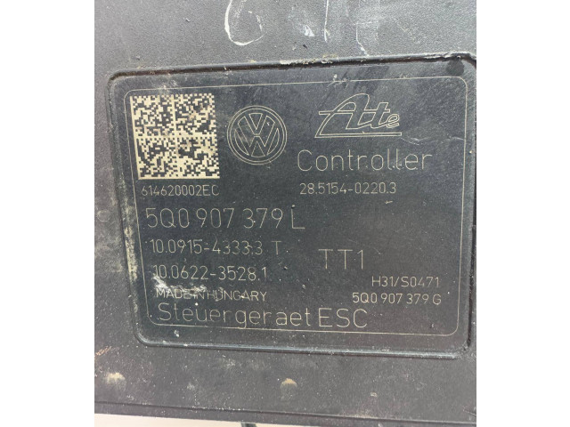 Блок АБС 5Q0907379L, 28515402203 Volkswagen Golf VII 2013 - 2019 года