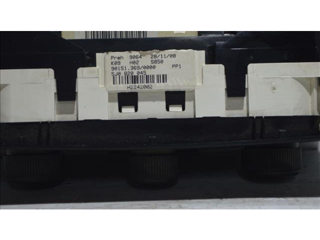 Блок управления климат-контролем 600819445 Skoda Fabia Mk1 (6Y)