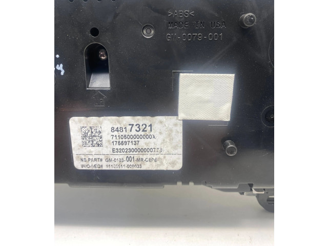 Přístrojová deska Chevrolet Traverse II 2020 84817321, 175597137