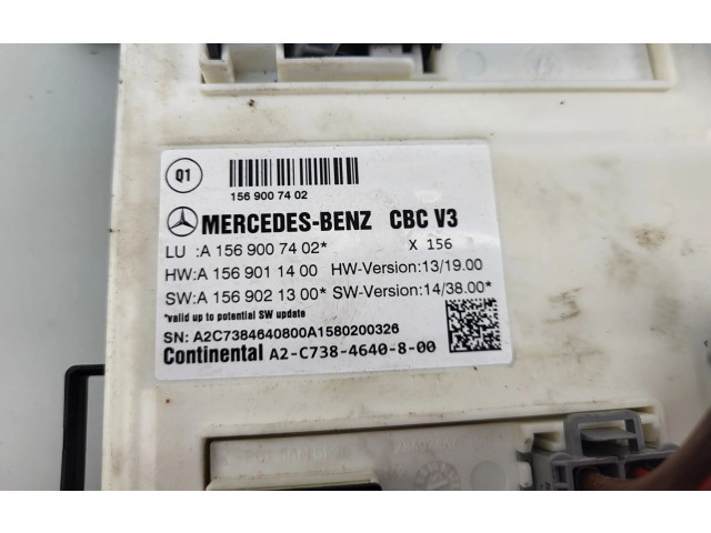 Блок комфорта A1569007402   Mercedes-Benz CLA C117 X117 W117   