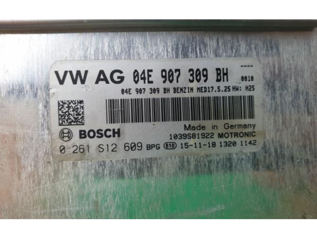Блок управления двигателя 04E907309BH, 0261S12609 Volkswagen Golf Sportsvan