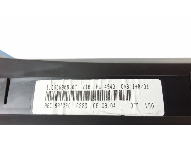 Панель приборов 9651667380, 965166380   Citroen Xsara Picasso       