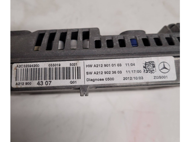 Дисплей    A2129010103, A2129023603   Mercedes-Benz E W212