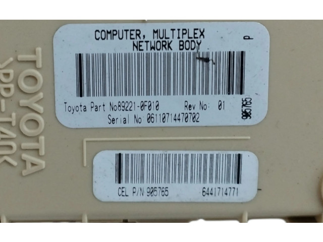 Модуль управления BSM 892210F010 Toyota Corolla Verso AR10