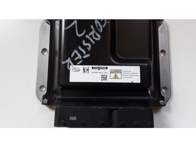 Блок управления двигателя 22611AV580, 2757002420   Subaru Forester SJ