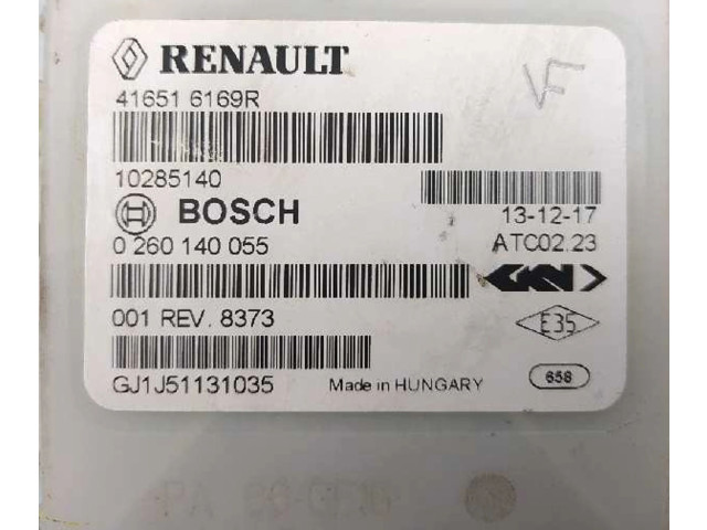 Блок управления 416516169R, 0260140055   Dacia Duster