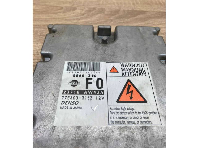 Řídící jednotka 23710AW43A, 2758003163 Nissan X-Trail T30 2001
