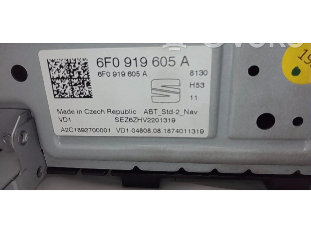 Дисплей 6F0919605B2ZZ Seat Ibiza V (KJ)