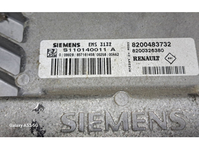 Блок управления двигателя 8200483732, 8200326380 Dacia Logan I