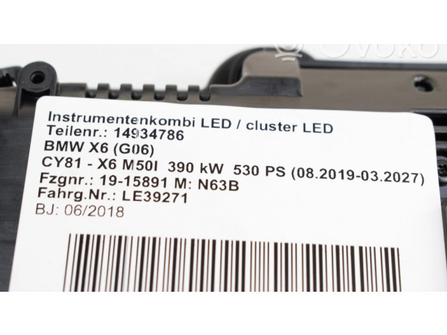 Přístrojová deska BMW X6M G06 F96 2022 62108788845, 8788845