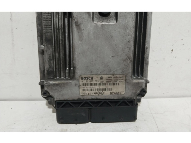 Řídící jednotka 5187449AC, 0281013693   Dodge Caliber 2007