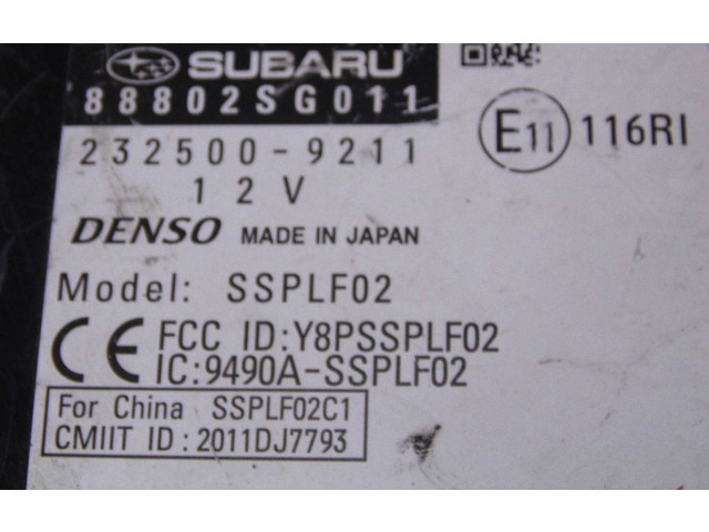 Блок управления 88802SG011   Subaru Forester SJ