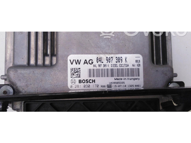 Блок управления двигателя 04L907309K Audi Q3 8U